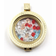 Gold Plated Fashion Locket Pendant for Necklace Jewelry